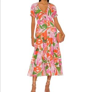 Banjanan Norma Dress XS Euphoric Bloom Vivid